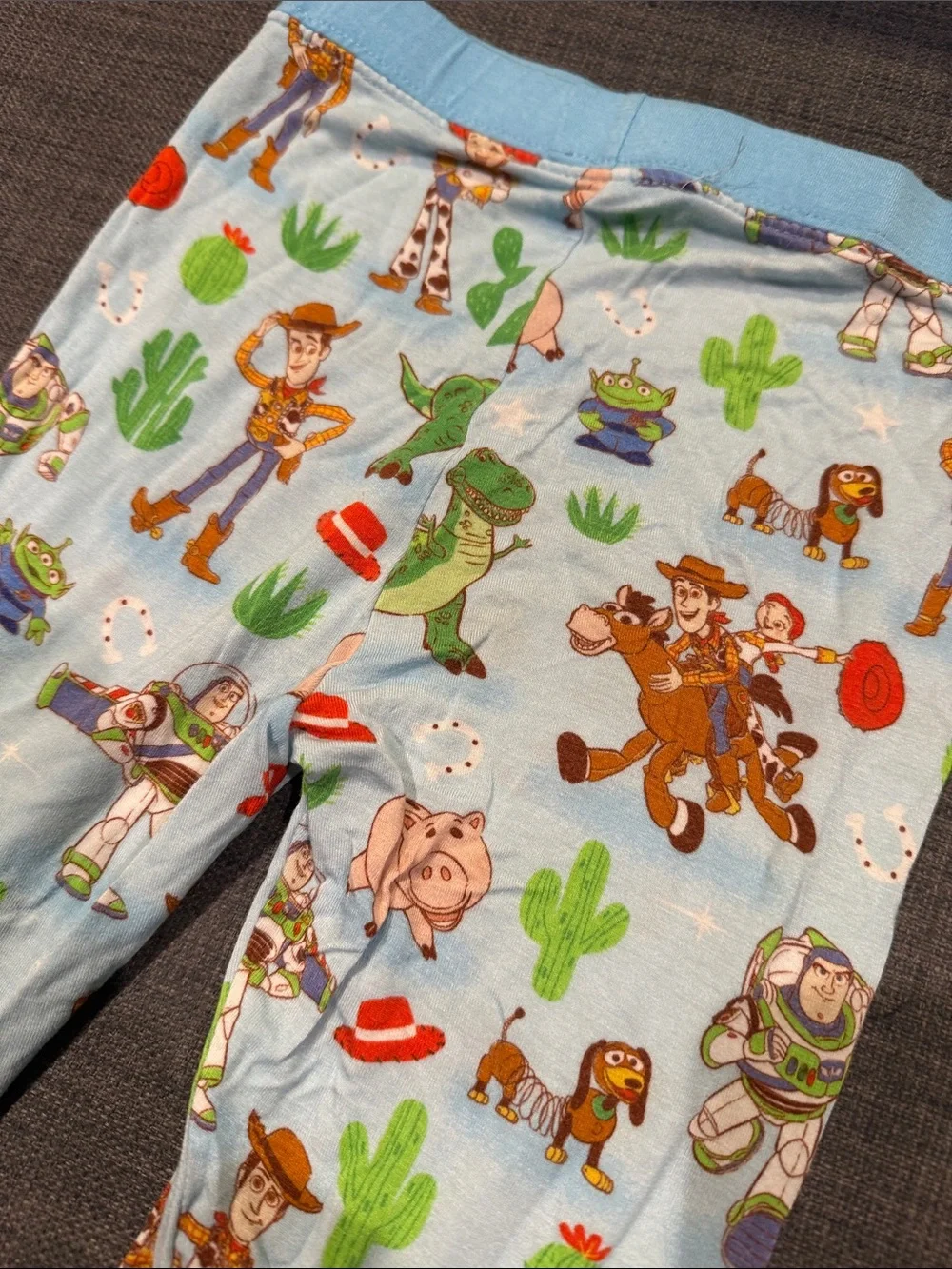 Little Sleepies Light Blue Toy Story Character Pajama Set
